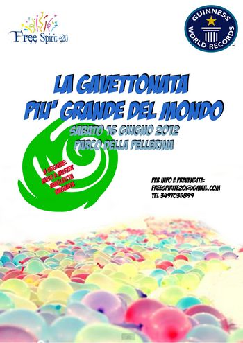 battaglia-di-gavettoni-a-torino Battaglia di Gavettoni più grande del mondo, il 12 giugno 2012 presso il Parco della Pellerina di Torino