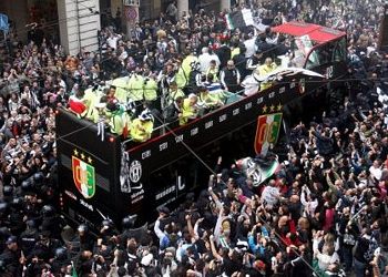 Torino 13 maggio 2012, Festa della Juventus per il 30° scudetto