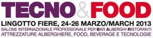 TecnoFood 2013 a Torino Lingotto. Fiera per operatori di bar, ristoranti e alberghi