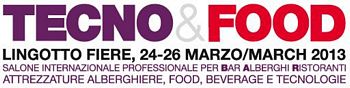 TecnoFood 2013 a Torino Lingotto.  Fiera per operatori di bar, ristoranti e alberghi