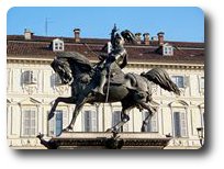 Torino, Caval'd'Brons in Piazza San Carlo